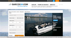 Desktop Screenshot of barcos24.com
