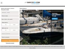 Tablet Screenshot of barcos24.com